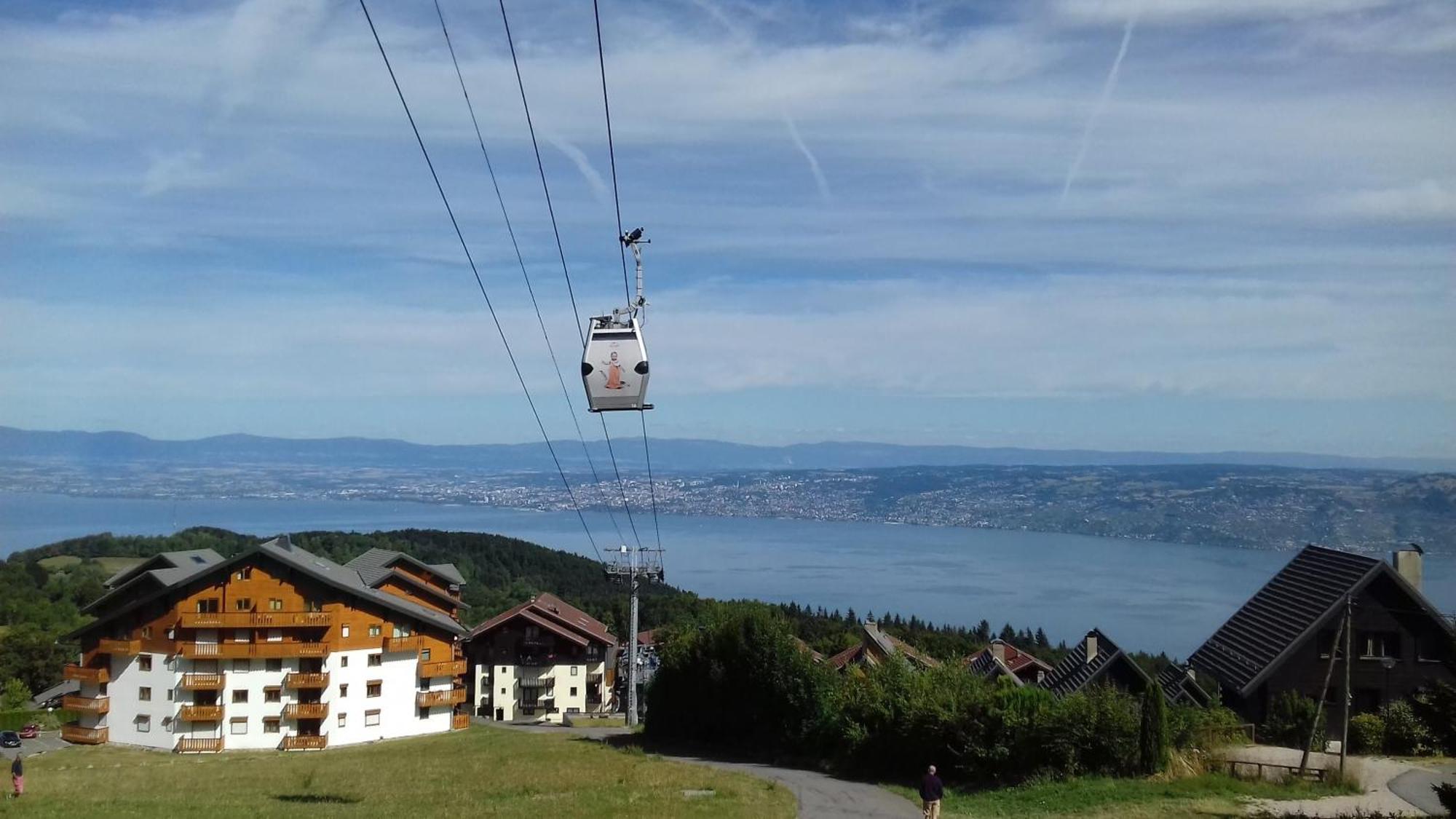 Thollon-les-Memises Chalet Les Alpages Vue Panoramique Sur Le Lac Leman מראה חיצוני תמונה